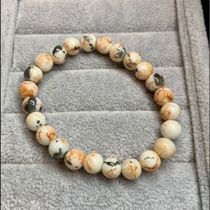 Stone beaded bracelet